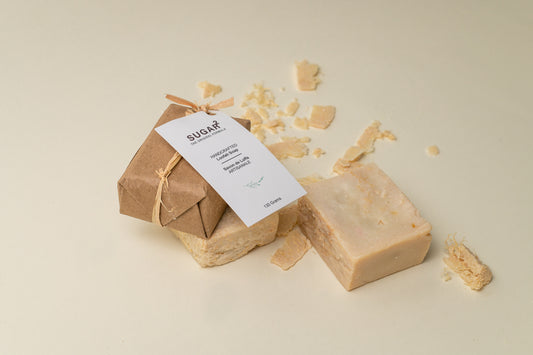 Loofah soap and packaging