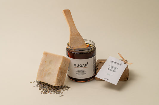 West Coast Bundle, sugar wax + loofah soap